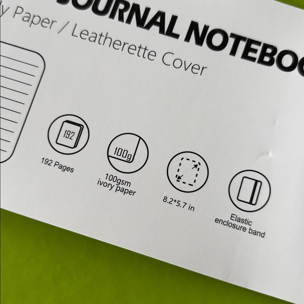 OLAI Green Lined 192 Page Journal Notebook